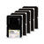 NEU Laternen Rohlinge zum Stecken, 400g/m�, Eckig: 13,5x13,5x18cm, 5 St�ck, Schwarz - Schwarz
