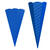 Schult�te aus 3D-Welle zum Stecken, 68cm, 1 St�ck, blau - Blau