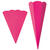 NEU Schult�tenrohling mit Steckverschluss, stabiler Karton 400g/qm, 6-eckig, 68 cm, 1 St�ck, Pink - Pink
