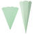 NEU Schult�tenrohling mit Steckverschluss, stabiler Karton 400g/qm, 6-eckig, 68 cm, 1 St�ck, Mint - Mint