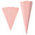 NEU Schult�tenrohling mit Steckverschluss, stabiler Karton 400g/qm, 6-eckig, 68 cm, 1 St�ck, Rosa - Rosa