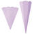 NEU Schult�tenrohling mit Steckverschluss, stabiler Karton 400g/qm, 6-eckig, 68 cm, 1 St�ck, Flieder - Flieder