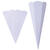 NEU Schult�tenrohling mit Steckverschluss, stabiler Karton 400g/qm, 6-eckig, 68 cm, 1 St�ck, Hellblau - Hellblau