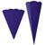 NEU Schult�tenrohling mit Steckverschluss, stabiler Karton 400g/qm, 6-eckig, 68 cm, 1 St�ck, Dunkelblau - Dunkelblau
