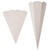 NEU Schult�tenrohling mit Steckverschlus, stabiler Karton 400g/qm, 6-eckig, 68 cm, 1 St�ck, Grau - Grau