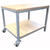 Drucktisch 100x75cm, H�he 75cm mit Rollen