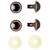 B�renaugen, Kunststoff, 15mm, 2 St�ck, braun