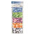 NEU Kunststoffperlen-Mix, 6 mm, 50 g, transparent bunt in 5 Farben