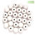 Create it Easy Holzperlen, 6 mm, 118 Stk., wei� - Wei�