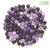 Create it Easy Holzperlen-Mix, 8 mm, 80 Stk., lila - Mix-Lilat�ne