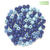 Create it Easy Holzperlen-Mix, 8 mm, 80 Stk., blau - Mix-Blaut�ne