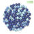 Create it Easy Holzperlen-Mix, 12 mm, 28 Stk., blau - Mix-Blaut�ne