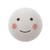 NEU Holzkugel Gesicht bemalt, wei�, 3,5 cm, 4 St�ck - Gesichter Wei�, 3,5 cm, 4 St�ck