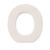 MDF Zahlen wei� 5,5x0,9cm, 0 - 0