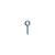 Ringschrauben, silberfarben, 12x5mm, 24 St�ck