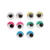 NEU Create it Easy Wackelaugen mit Wimpern, bunt sortiert, 10 mm, 10 St�ck