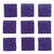 NEU Mosaiksteine aus Glas, quadratisch, 10x10x2 mm, 100 g, ca. 140 St�ck, Royalblau - Royalblau