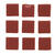 NEU Mosaiksteine aus Glas, quadratisch, 10x10x2 mm, 100 g, ca. 140 St�ck, Dunkelrot - Dunkelrot