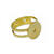 NEU Ringrohling offen, 1 St�ck, goldfarben Bild 2