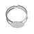 NEU Ringrohling offen, 1 St�ck, silberfarben