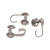 NEU Quetschkalotte, 4 St�ck, 3 mm, silberfarben