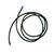 NEU Lederriemen / Lederband, Durchmesser 2mm, L�nge 1m, Schwarz - Schwarz