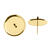 NEU Kerzenhalter 4 St�ck, 6 cm, goldfarben