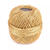 H�kel- und Strickgarn Glitter uni, 90,5 % Viskose und 9,5 % Polyester, 25g, 110m, Farbe 8201, Gold - Gold