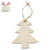 SALE Hobbyfun Holzbaum zum H�ngen, 7 cm, 4 Stk.
