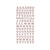 NEU SOFTY 3-D Sticker / Aufkleber, Gro�buchstaben / Alphabet, ros�-gold, 1 Bogen