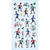 NEU SOFTY 3-D Sticker / Aufkleber, Fu�ball II, 1 Bogen