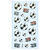 NEU SOFTY 3-D Sticker / Aufkleber, Fu�ball III, 1 Bogen