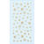 NEU SOFTY 3-D Sticker / Aufkleber, Stern, gold, 1 Bogen