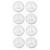 NEU Sticker Einladung Konfirmation, Schiff silber, Beutel mit 8 St�ck