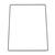 SALE Metall-Rechteck, Gr��e ca. 25,0 x 37,5 cm, schwarz
