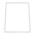 SALE Metall-Rechteck, Gr��e ca. 15,0 x 22,5 cm, silber-farbig