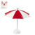 Hobbyfun Mini-Sonnenschirm, rot-wei�, 10x10cm