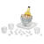 Miniatur Getr�nke-Set f�r Wichtel / Geldgeschenke, 6-teilig, ca. 3 cm