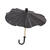 Miniatur Regenschirm f�r Wichtel / Geldgeschenke, schwarz, ca. 1,3 x 8 cm