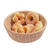 Miniatur Geb�ck-Korb f�r Wichtel / Geldgeschenke, 7-teilig, ca. 4,5 x 1,5 cm