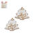 SALE Hobbyfun Tannenbaum vintage 3,8cm, grau, 6 St.