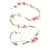 Hobbyfun Deko Bl�tengirlande 1,5 m, Rosenholz