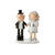 SALE Figur: Jubil�umspaar, ca. 5,5 cm, silber