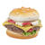 NEU Miniatur-Burger, Gr��e ca. 3 cm