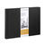 SALE Skizzenbuch D&S, schwarz, 140g/m�, DIN A6 quer, 124 Seiten