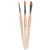NEU Set Schulmalpinsel, 3 St�ck sortierte Gr��en, rund und flach, Synthetikhaar