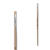 SALE Schulpinsel / Borstenpinsel f�r Acryl- / �lmalerei, flach, langer Stiel, Gr. 6 - Gr. 6