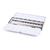 Metall-Leerkasten f�r 24 halbe /12 ganze N�pfe - 24 halbe / 12 ganze N�pfe