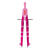 NEU Schnellverstell-Zirkel Tasten pink �370mm - Pink