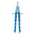 NEU Schnellverstell-Zirkel Tasten azur �370mm - Azur
